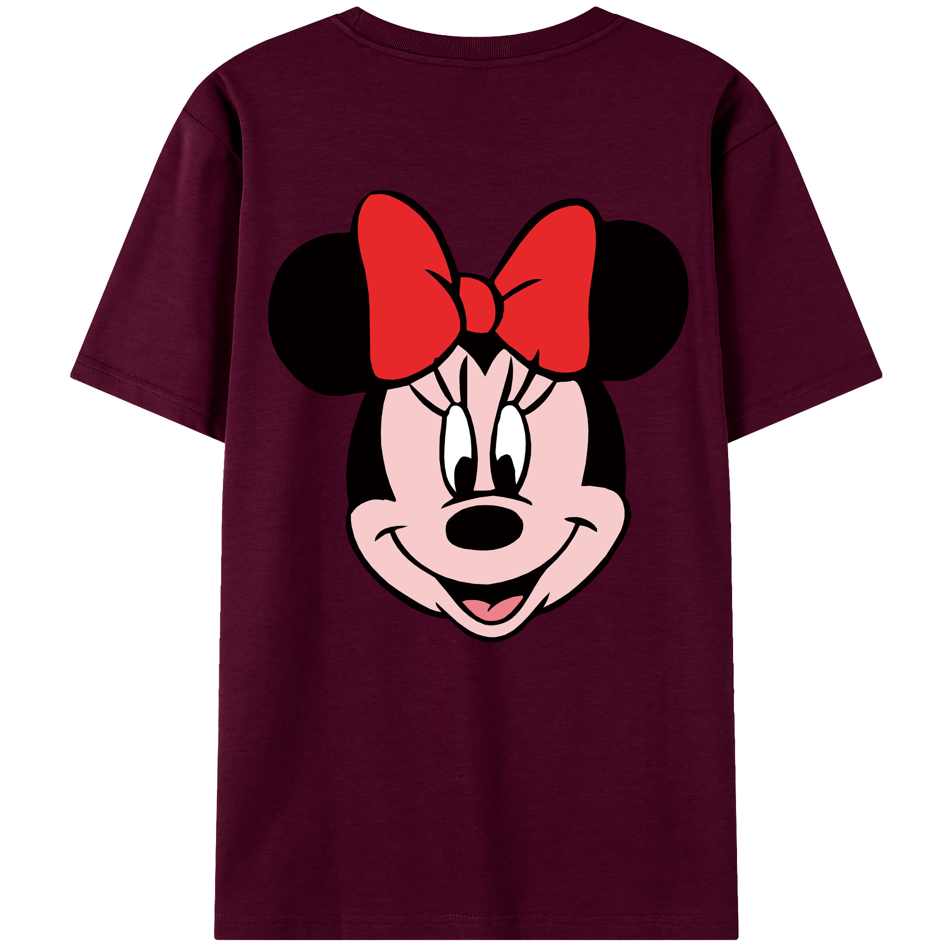 （画像用） ミッキーマウス Mickey Mouse レディース半袖Tシャツ(バックプリント)